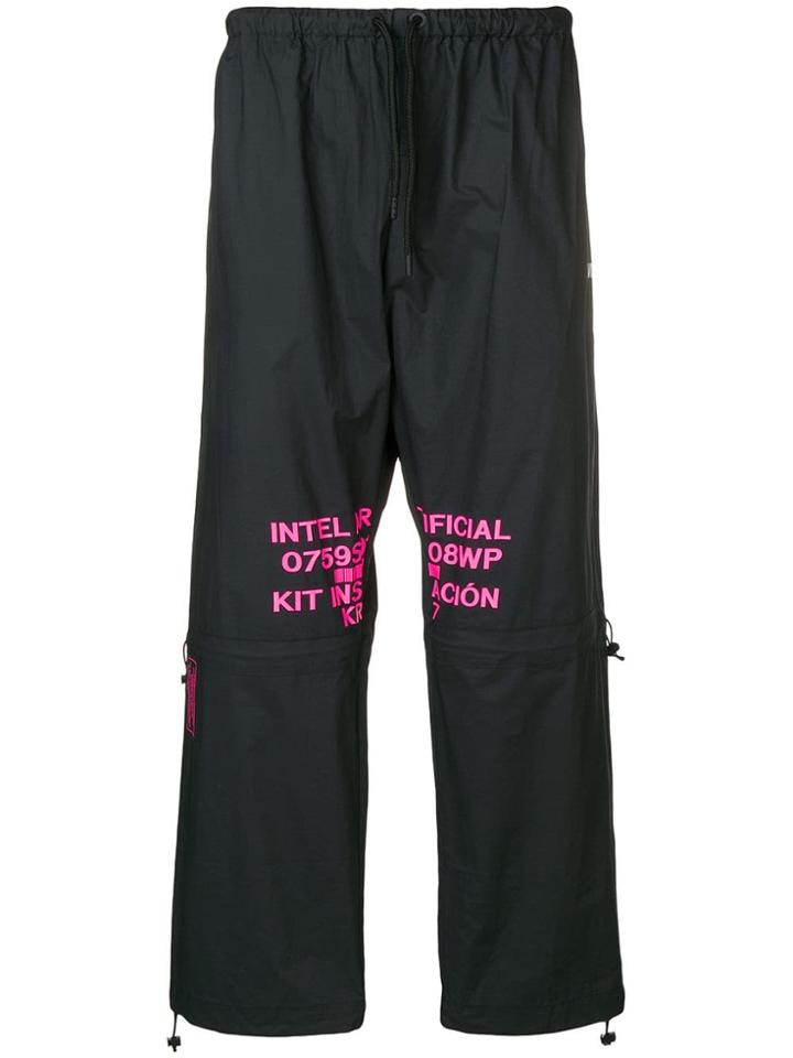 Marcelo Burlon County Of Milan Vi. Si. Ones Trousers - Black