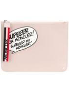 Moncler Comic Clutch - Pink