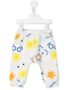 Fendi Kids - Multi Print Leggings - Kids - Cotton/spandex/elastane - 12 Mth, White