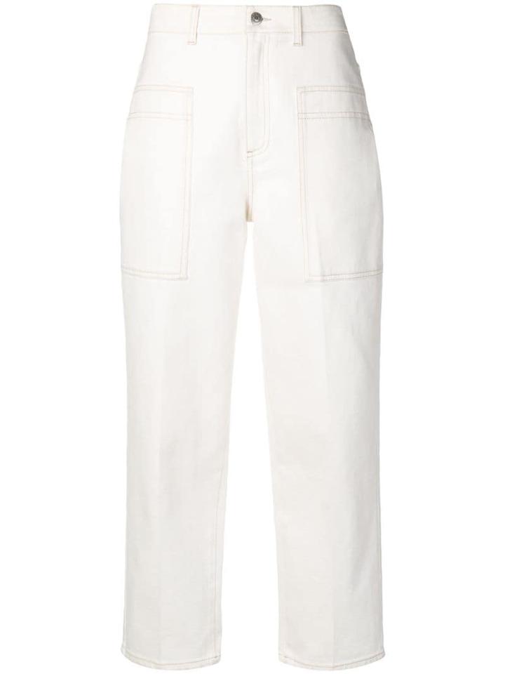 Stella Mccartney Straight Leg Jeans - Neutrals