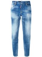 Glam Head Jeans - Women - Cotton/spandex/elastane/polyester - 42, Blue, Cotton/spandex/elastane/polyester, Dsquared2