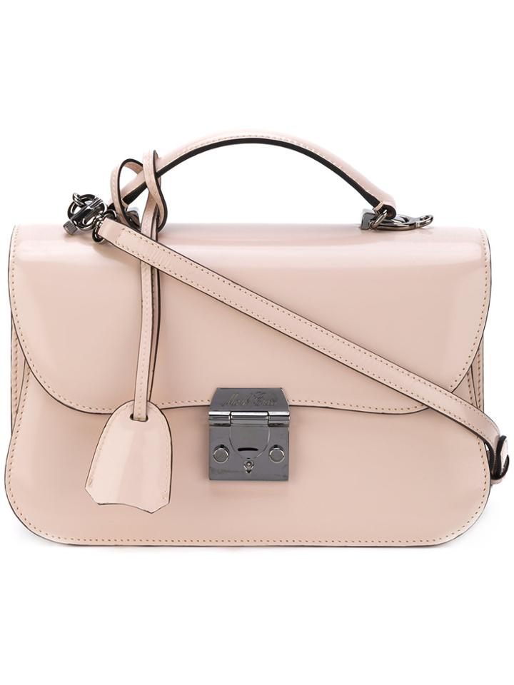 Mark Cross Satchel Handbag - Pink & Purple