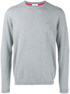 Sun 68 Long-sleeve Fitted Sweater - Grey