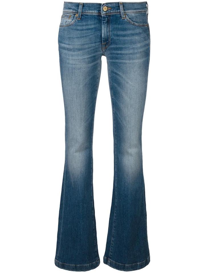 7 For All Mankind 'charlize' Jeans, Women's, Size: 30, Blue, Cotton/spandex/elastane