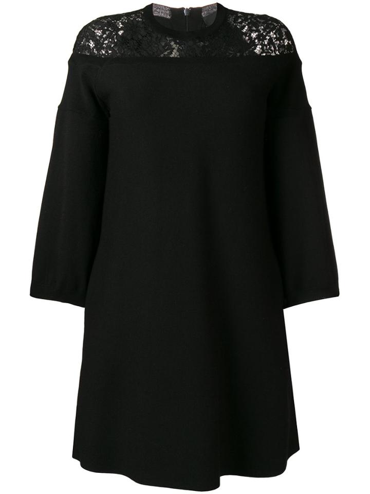 Steffen Schraut Lace Shift Dress - Black
