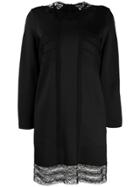 Ermanno Scervino Lace Hem Shift Dress - Black