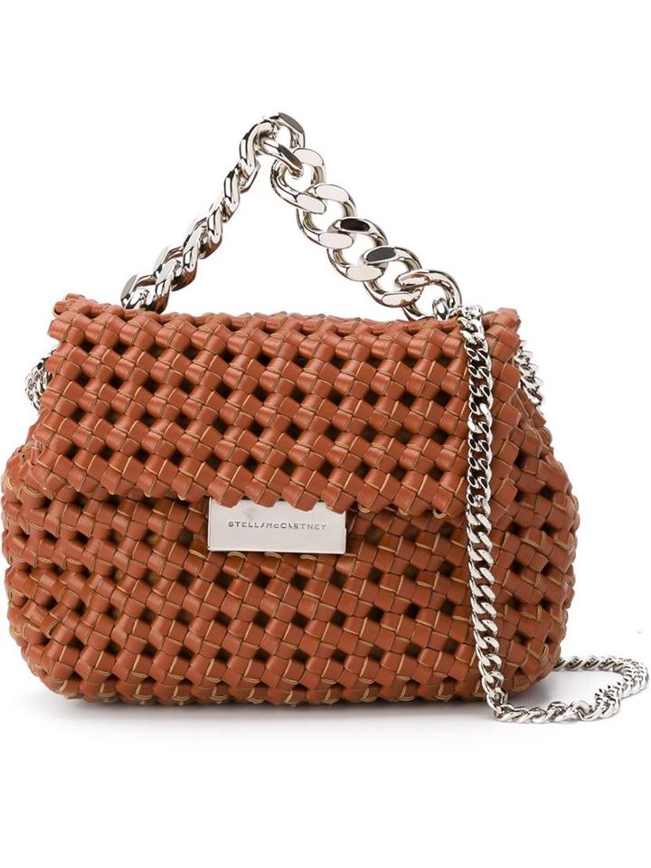 Stella Mccartney Small 'soft Beckett' Woven Shoulder Bag
