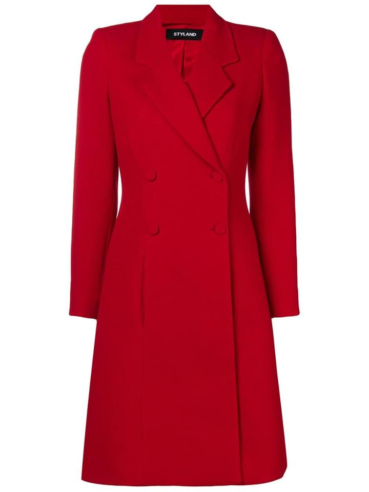 Styland Flared Double-breasted Coat