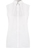 Andrea Marques Sleeveless Shirt, Women's, Size: 38, White, Cotton