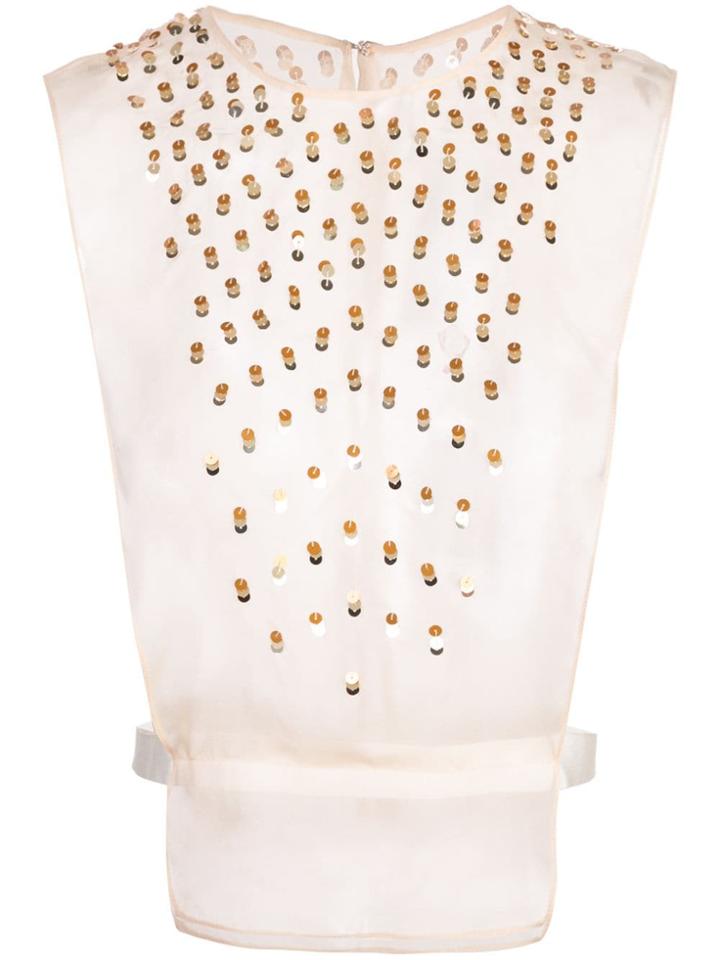 Maison Margiela Sequin Overshirt - White