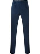Incotex Slim Fit Trousers, Men's, Size: 54, Blue, Cotton