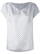 Alberto Biani Polka Dot T-shirt - Grey