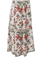 Mcq Alexander Mcqueen Floral Print Skirt - Multicolour