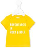 No Added Sugar - Adventures In Rock & Roll T-shirt - Kids - Cotton - 12 Mth, Toddler Boy's, Yellow/orange