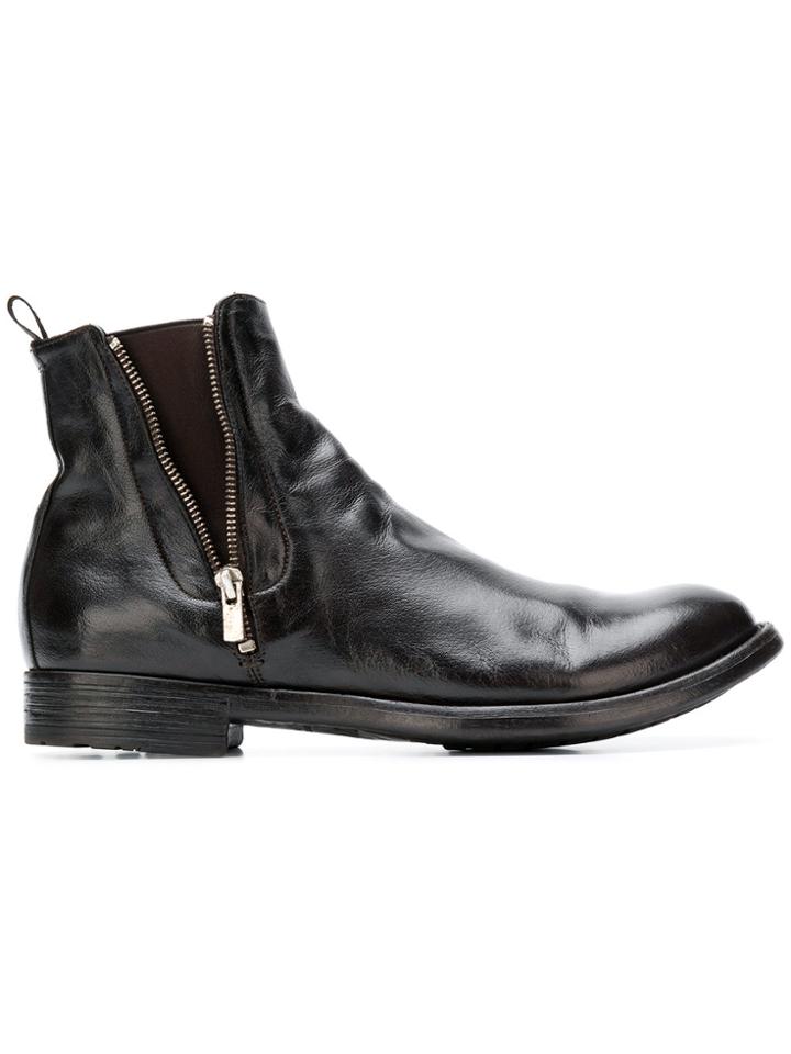 Officine Creative Side-zip Chelsea Boots - Brown