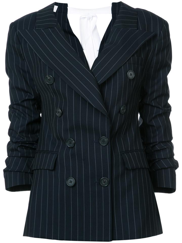 Monse Striped Blazer - Blue
