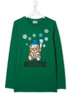 Moschino Kids Toy Bear Jumper - Green
