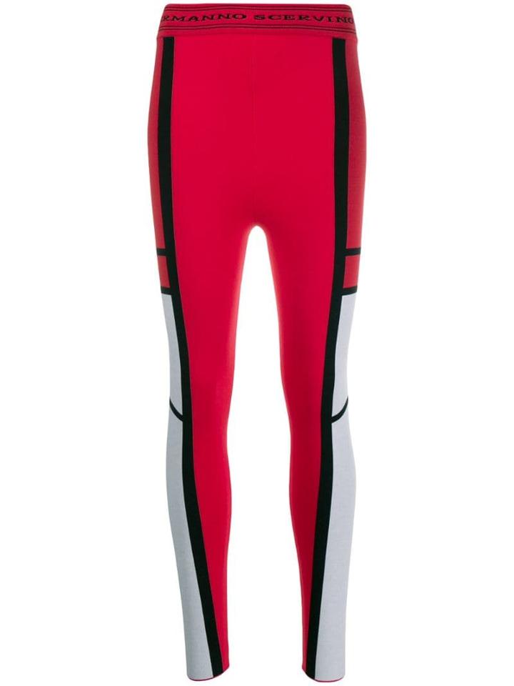 Ermanno Scervino Logo Lined Leggings - Red
