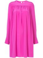Dvf Diane Von Furstenberg Oversized Pleated Shift Dress - Pink &