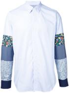 Junya Watanabe Comme Des Garçons Man Multiple Prints Shirt - Blue