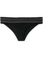 Tory Burch Smocking Bikini Briefs - Black