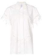 Rosie Assoulin Not Your Grandmas Doile Shirt - White
