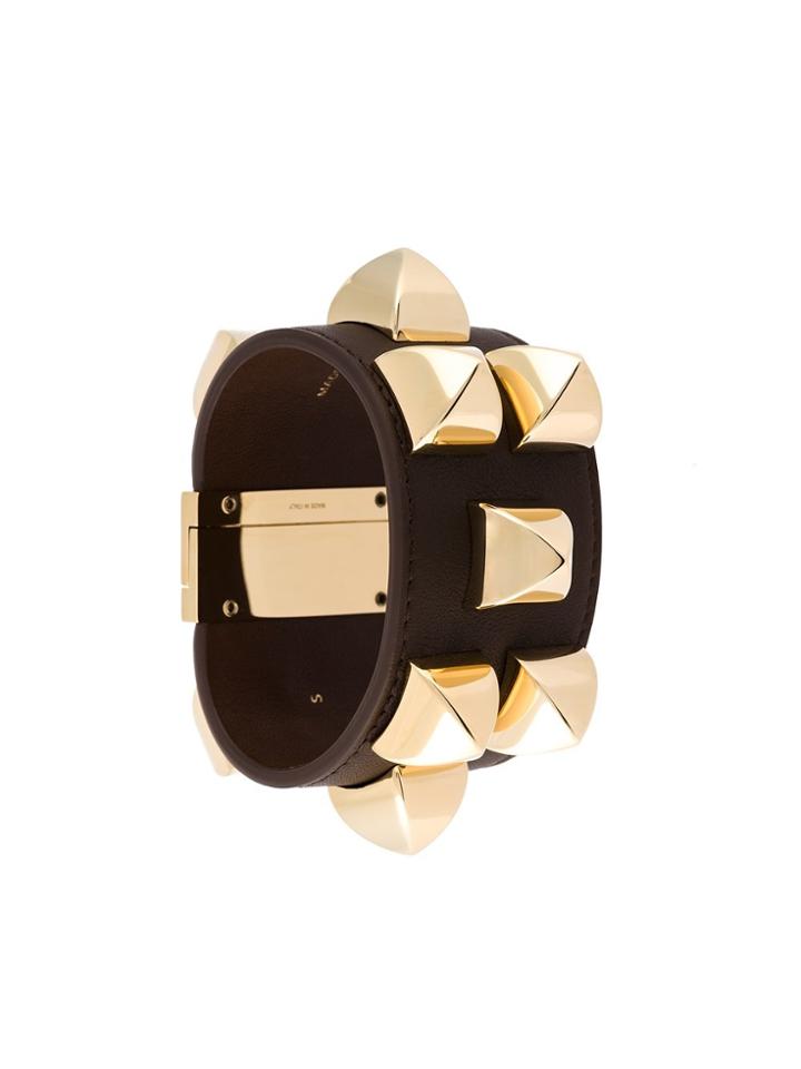 Givenchy Clasp Fastening Cuff - Brown