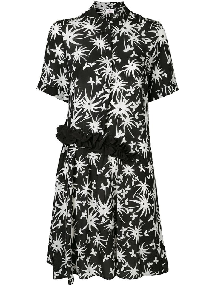 Lanvin Two Tone Printed Dress - Multicolour