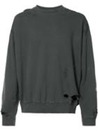 Jieda Super Damage Sweatshirt, Men's, Size: 1, Black, Cotton