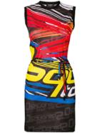 Dsquared2 All-over Print Dress - Black