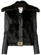 Givenchy Pre-owned 2000's Twist-lock Leather Jacket - Black