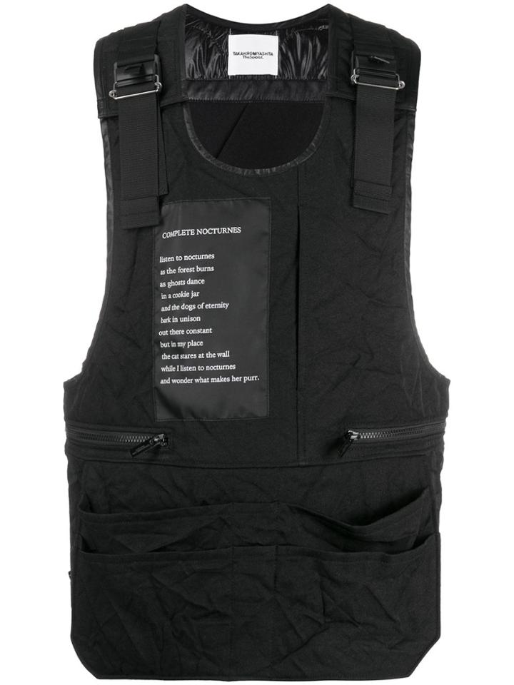 Takahiromiyashita The Soloist Body Armor Vest - Black