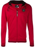 Plein Sport Contrast Zipped Jacket - Red