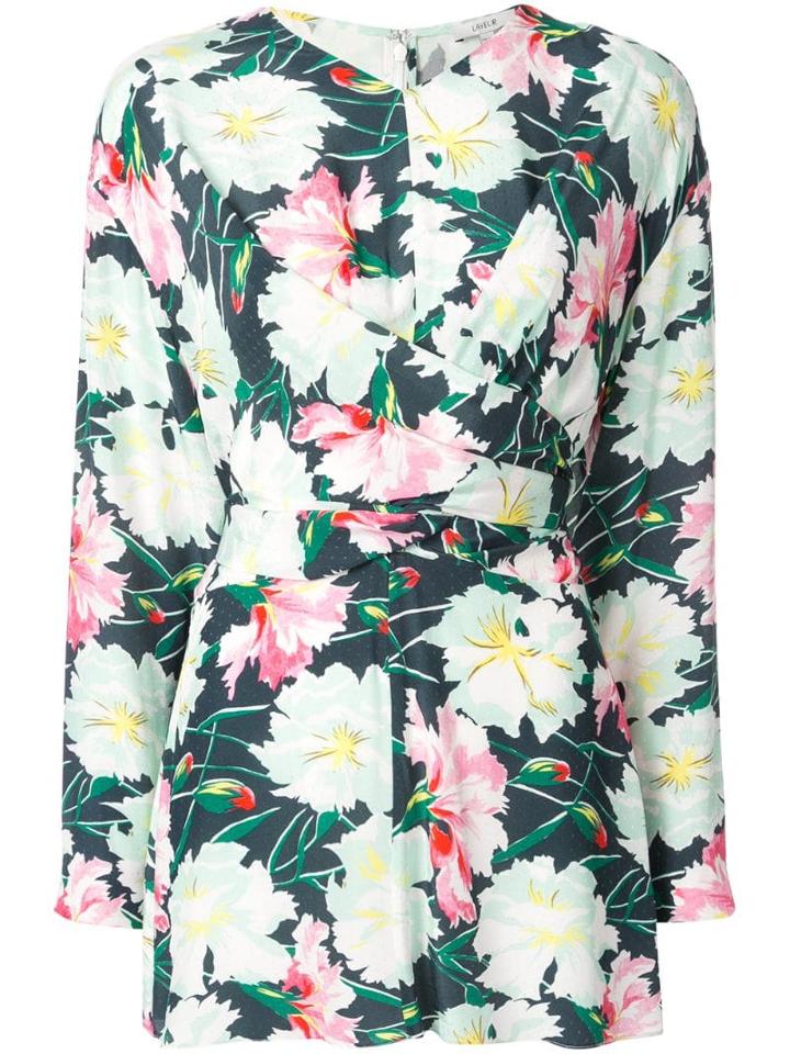 Layeur Bradley Wrap Blouse - Green
