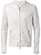Giorgio Brato Distressed Leather Jacket - White