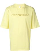 Cottweiler Embroidered Logo T-shirt - Yellow