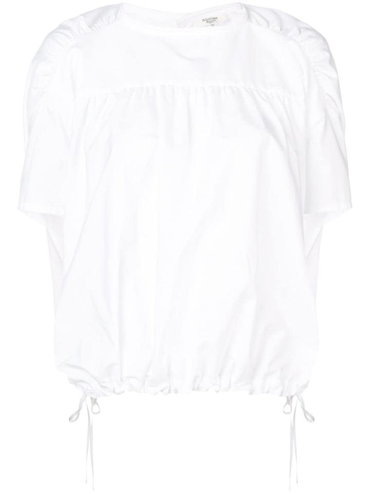Atlantique Ascoli Ruched Top - White