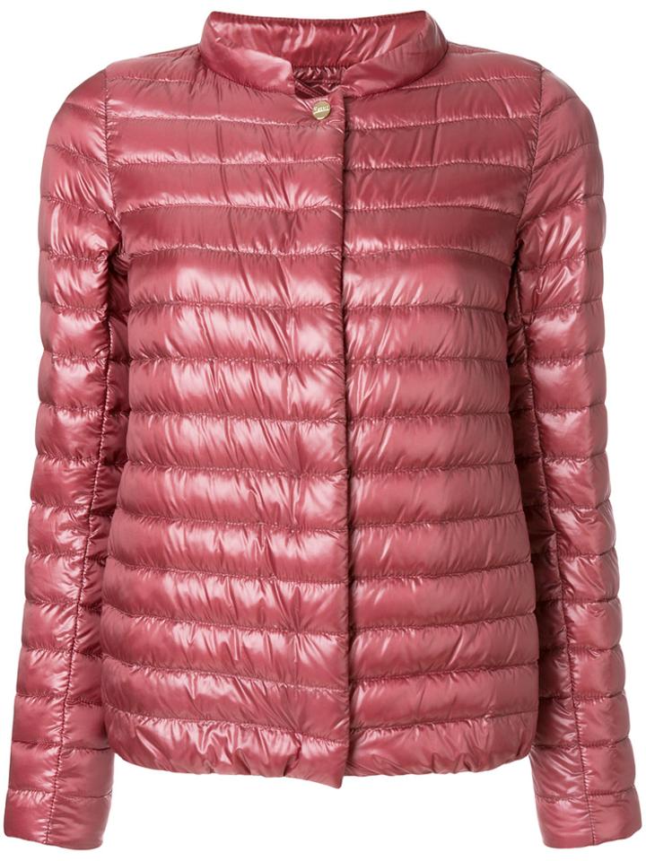 Herno Sheen Padded Jacket - Pink & Purple