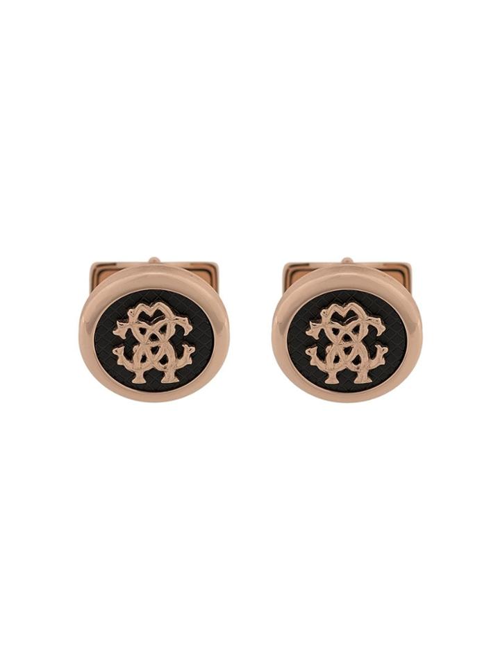 Roberto Cavalli Snake Logo Cufflinks - Gold