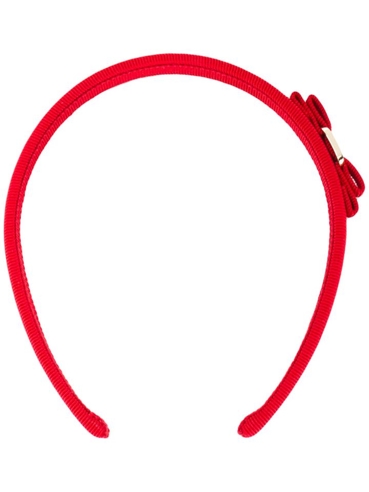 Salvatore Ferragamo Vara Grosgrain Headband - Red
