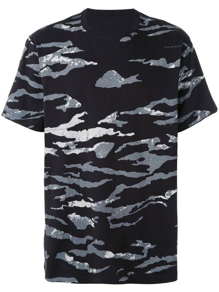 Maharishi - Camouflage Slouch T-shirt - Men - Cotton - Xl, Black, Cotton