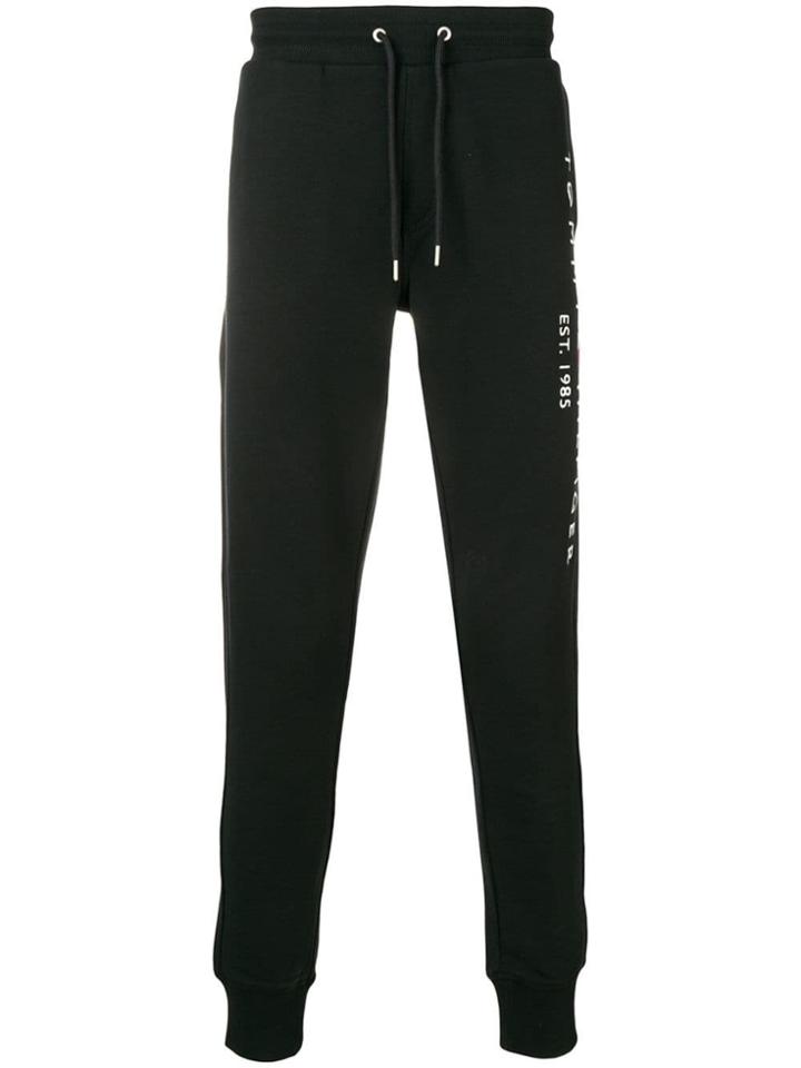 Tommy Hilfiger Logo Track Pants - Black