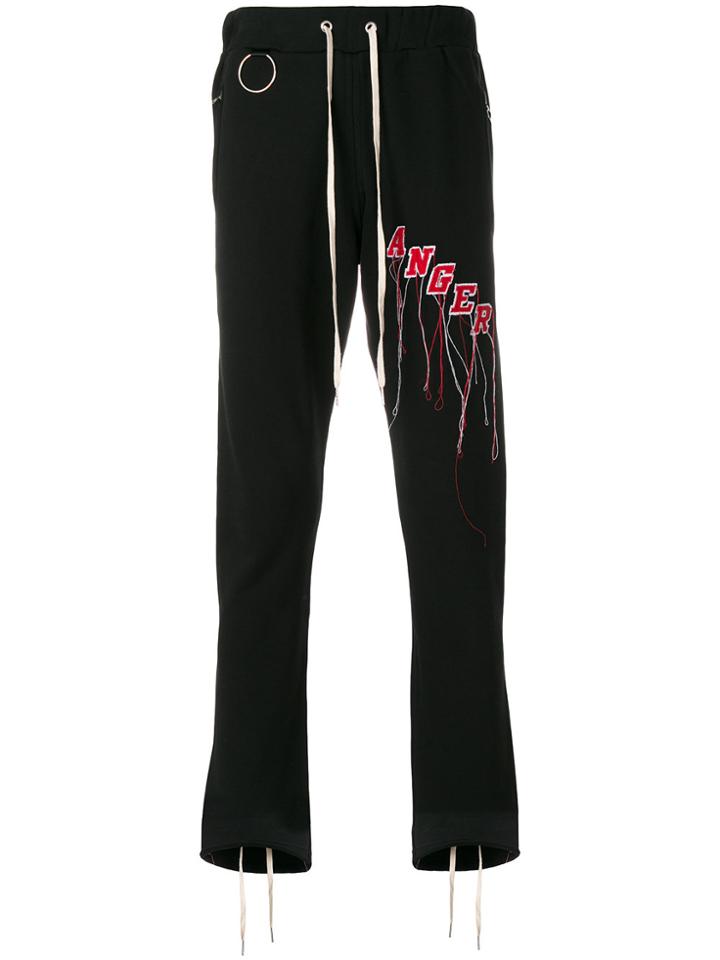 Mr. Completely Printed Sweatpants - Black