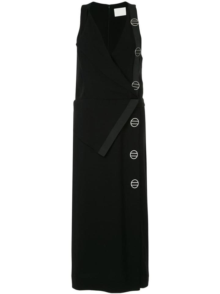 Dion Lee Folded Crepe Dress - Black