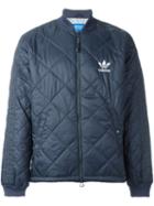 Adidas Originals 'quilted Superstar' Bomber Jacket, Men's, Size: Medium, Blue, Polyester