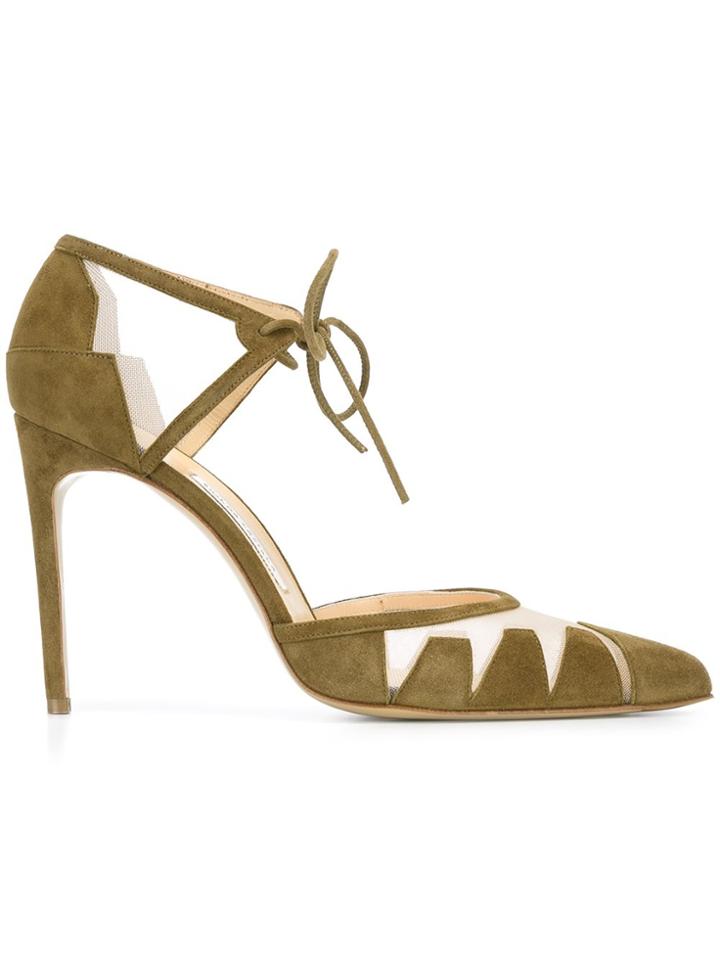 Bionda Castana 'lana' Pumps - Green