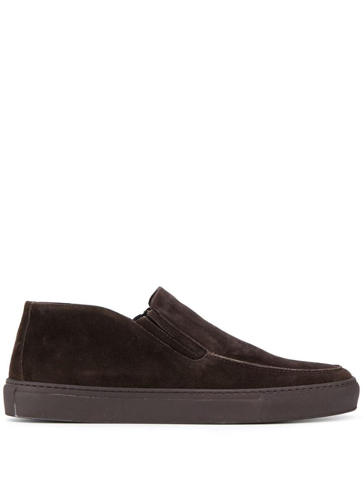 Corneliani Flat Loafers - Brown