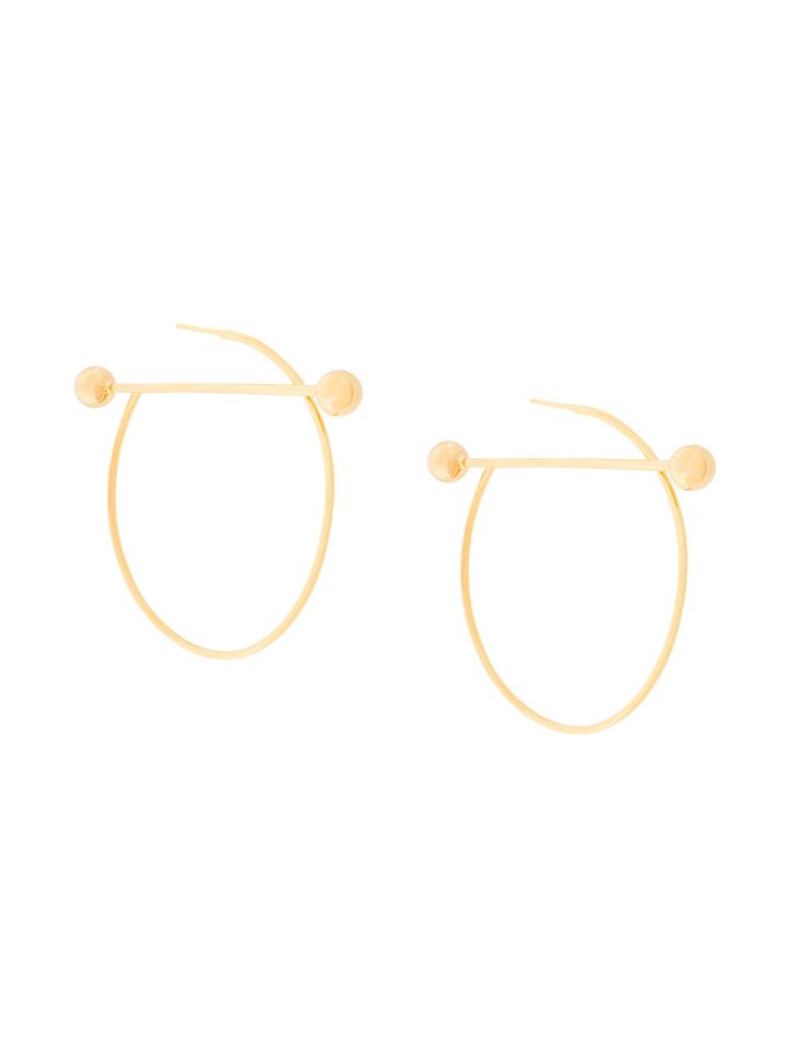 Maria Black Solar Earrings (pair) - Metallic