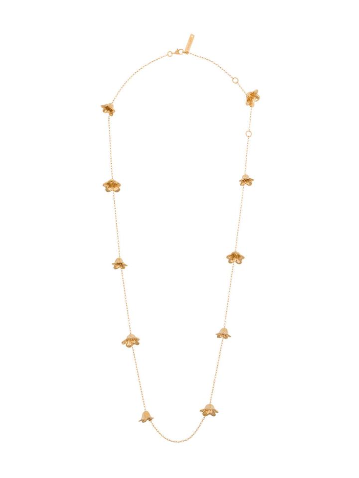 Ambush Gold-tone Flower Necklace - Metallic