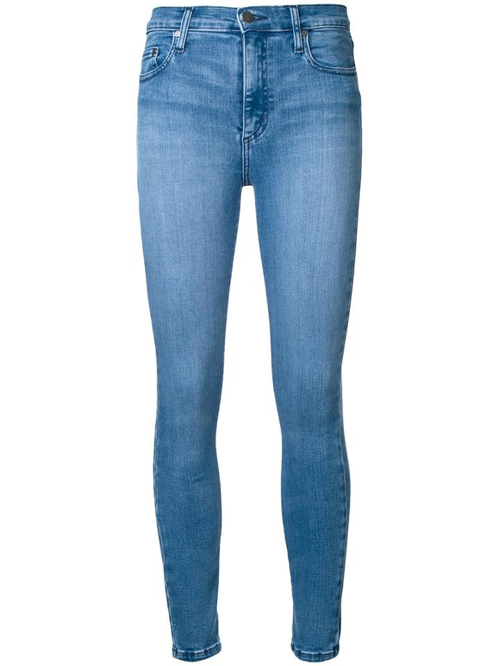 Nobody Denim Cult Skinny Ankle Tone Jeans, Women's, Size: 27, Blue, Organic Cotton/elastodiene/polyester